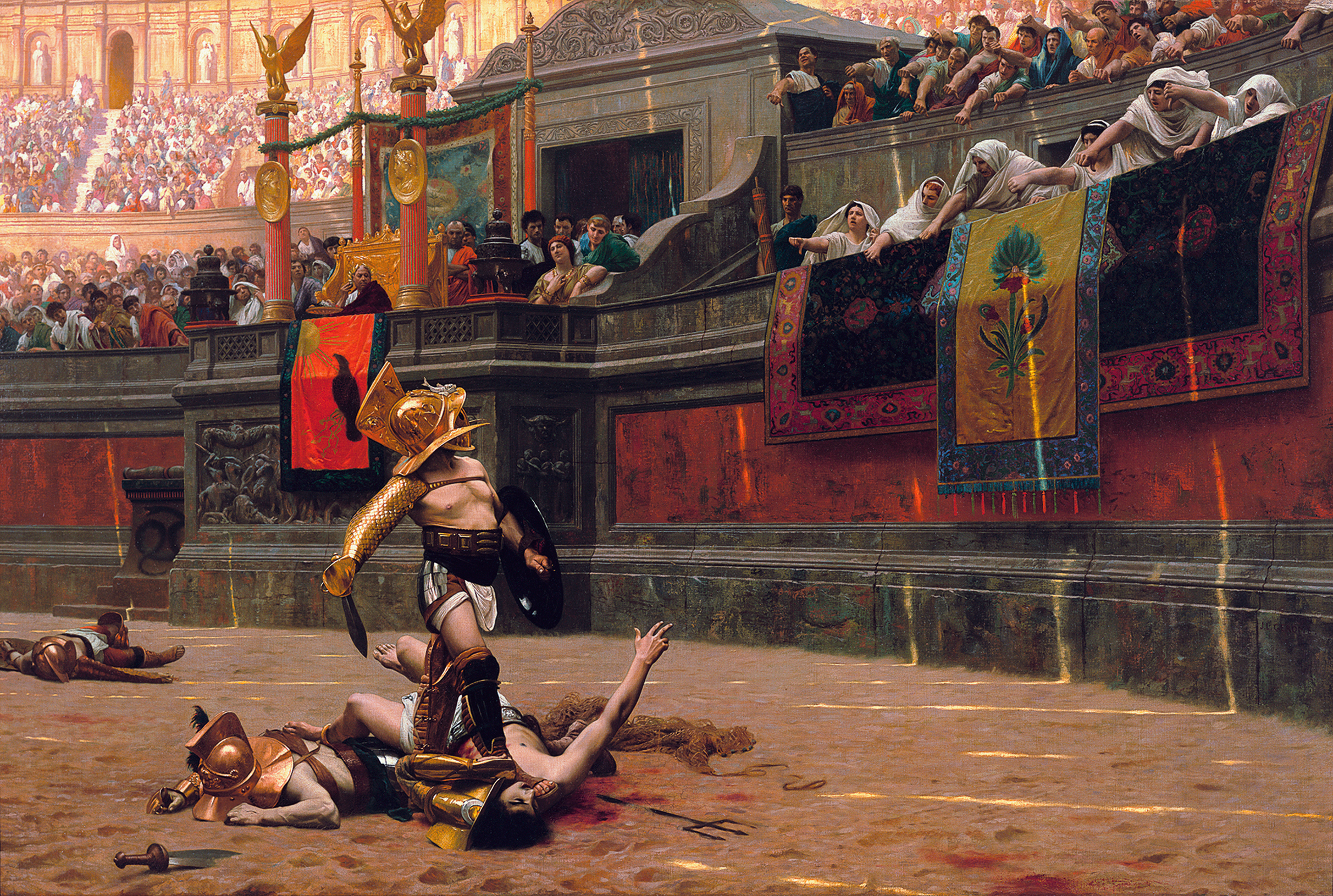 The painting that inspired Gladiator (2000)
